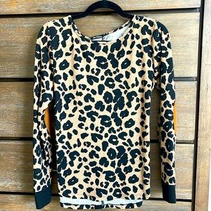 Pink Clover animal print sweater